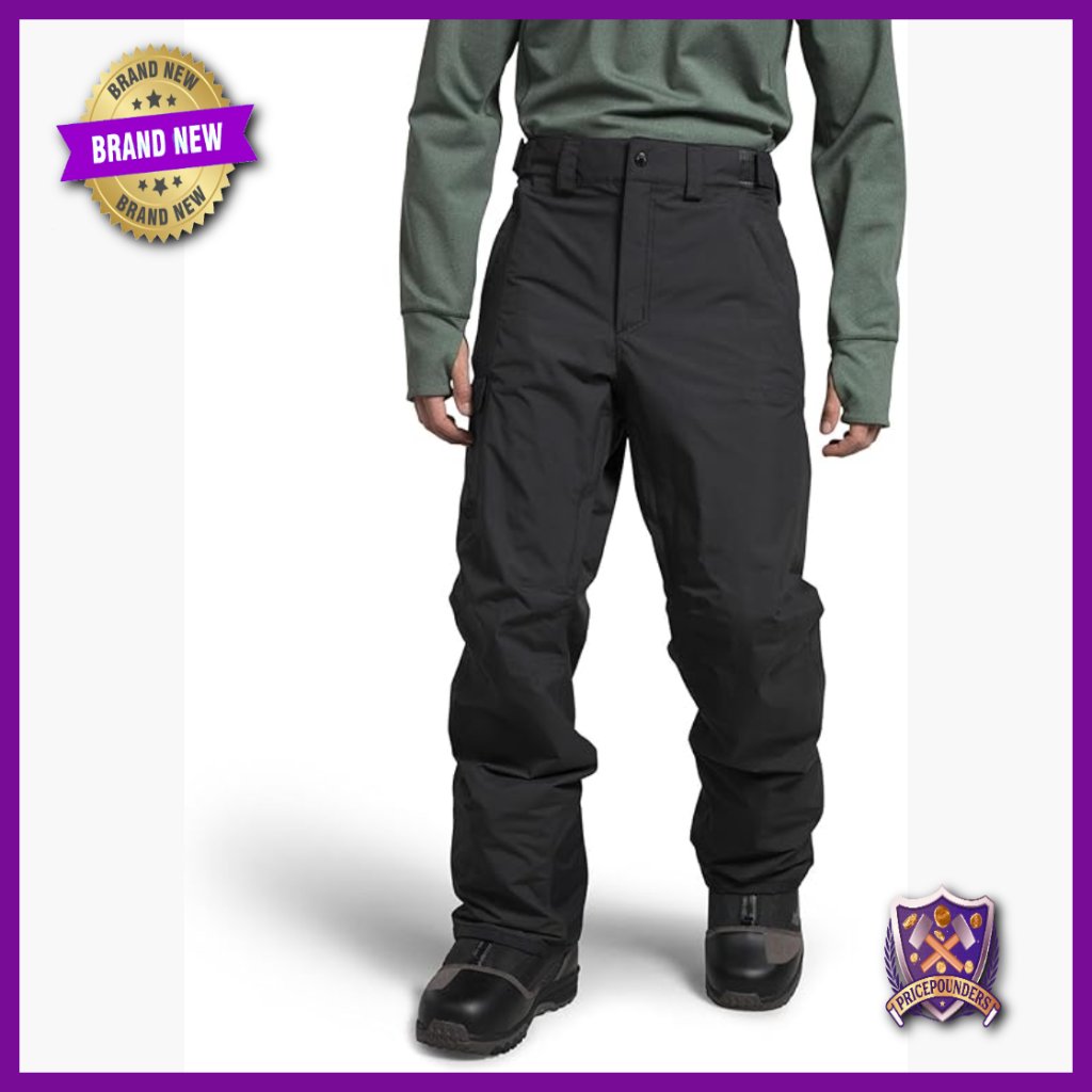 Men's Waterproof Snow Pants, Standard Fit, 34" Inseam, Cargo Pockets